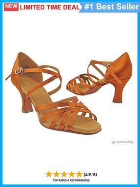 Women's Ballroom Salsa Tango Latin Dance Shoes Leather Insole Suede Sole